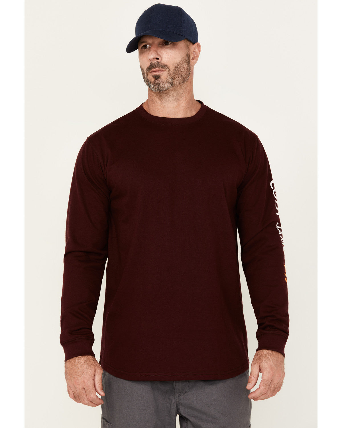 Men's FR Logo Long Sleeve Graphic Work T-Shirt | Cody James Sale