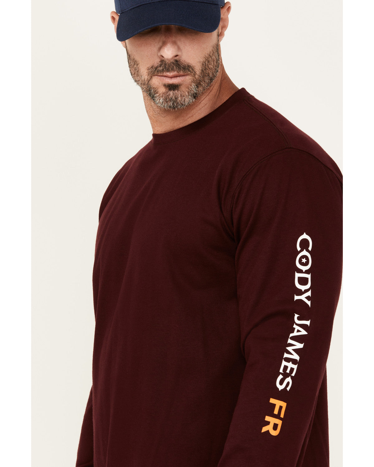 Men's FR Logo Long Sleeve Graphic Work T-Shirt | Cody James Sale