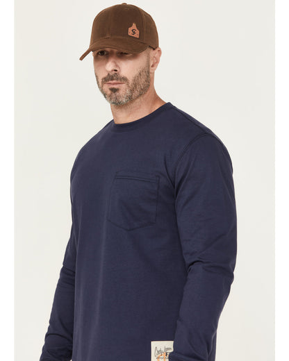 Men's FR Eagle Long Sleeve Graphic Work T-Shirt | Cody James Sale
