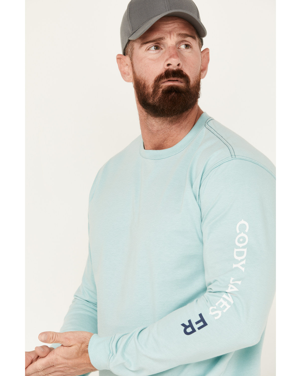 Men's FR Logo Long Sleeve Stretch Work T-Shirt - Tall | Cody James Sale