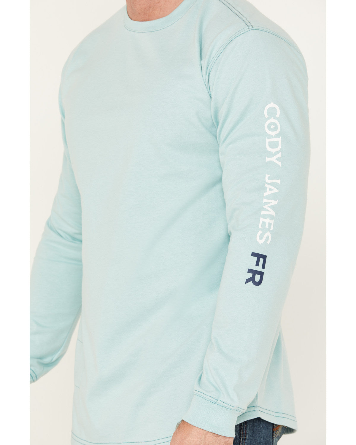 Men's FR Logo Long Sleeve Stretch Work T-Shirt - Tall | Cody James Sale