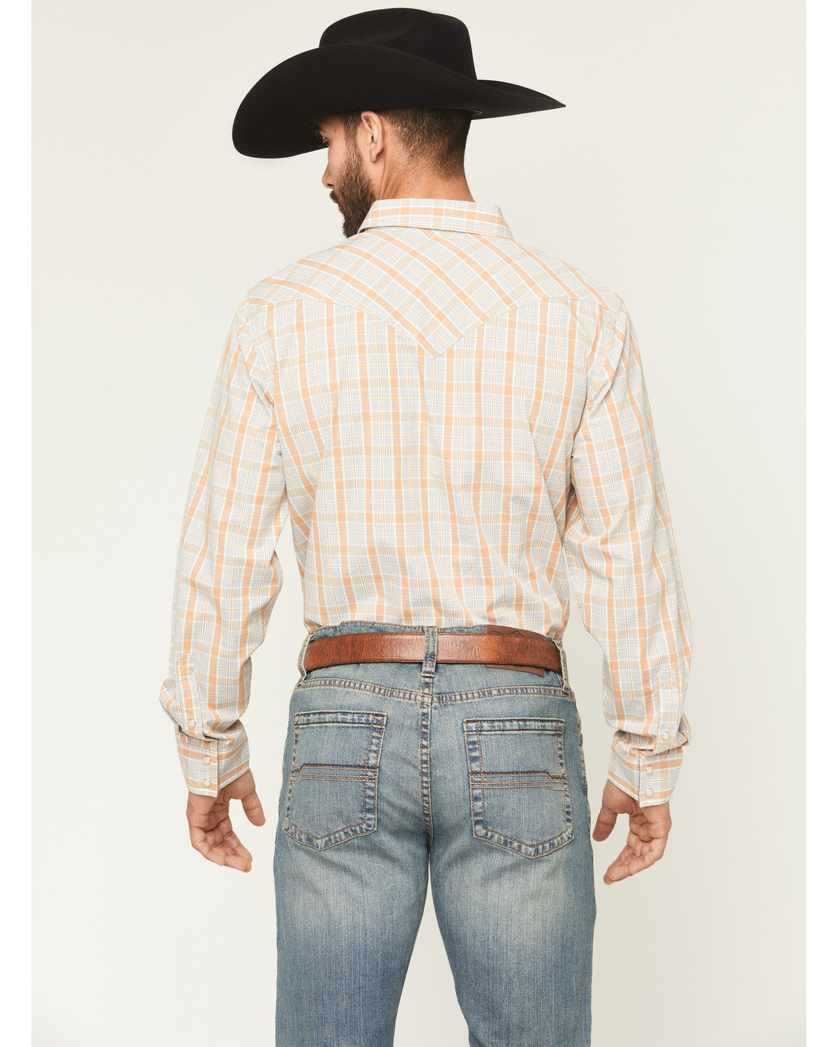 Men's Tanhue Plaid Print Long Sleeve Snap Western Shirt - B | Cody James Clothing