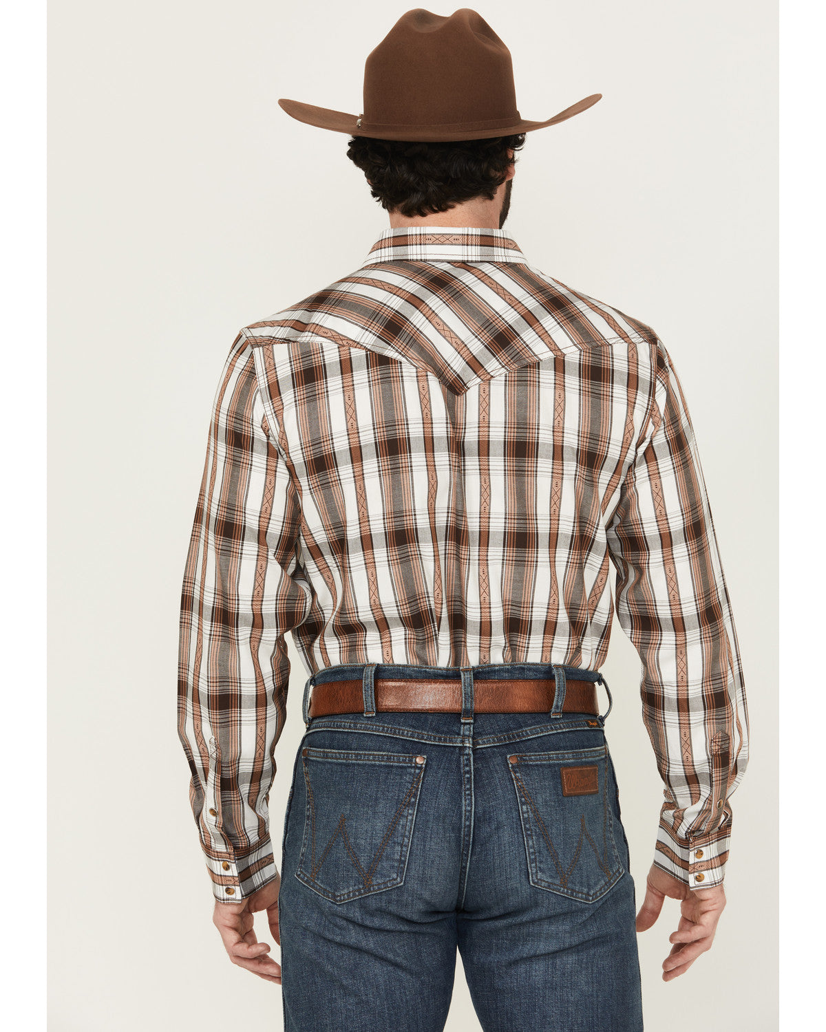 Men' Rodeo Plaid Print Long Sleeve Snap Western Shirt | Cody James Clothing