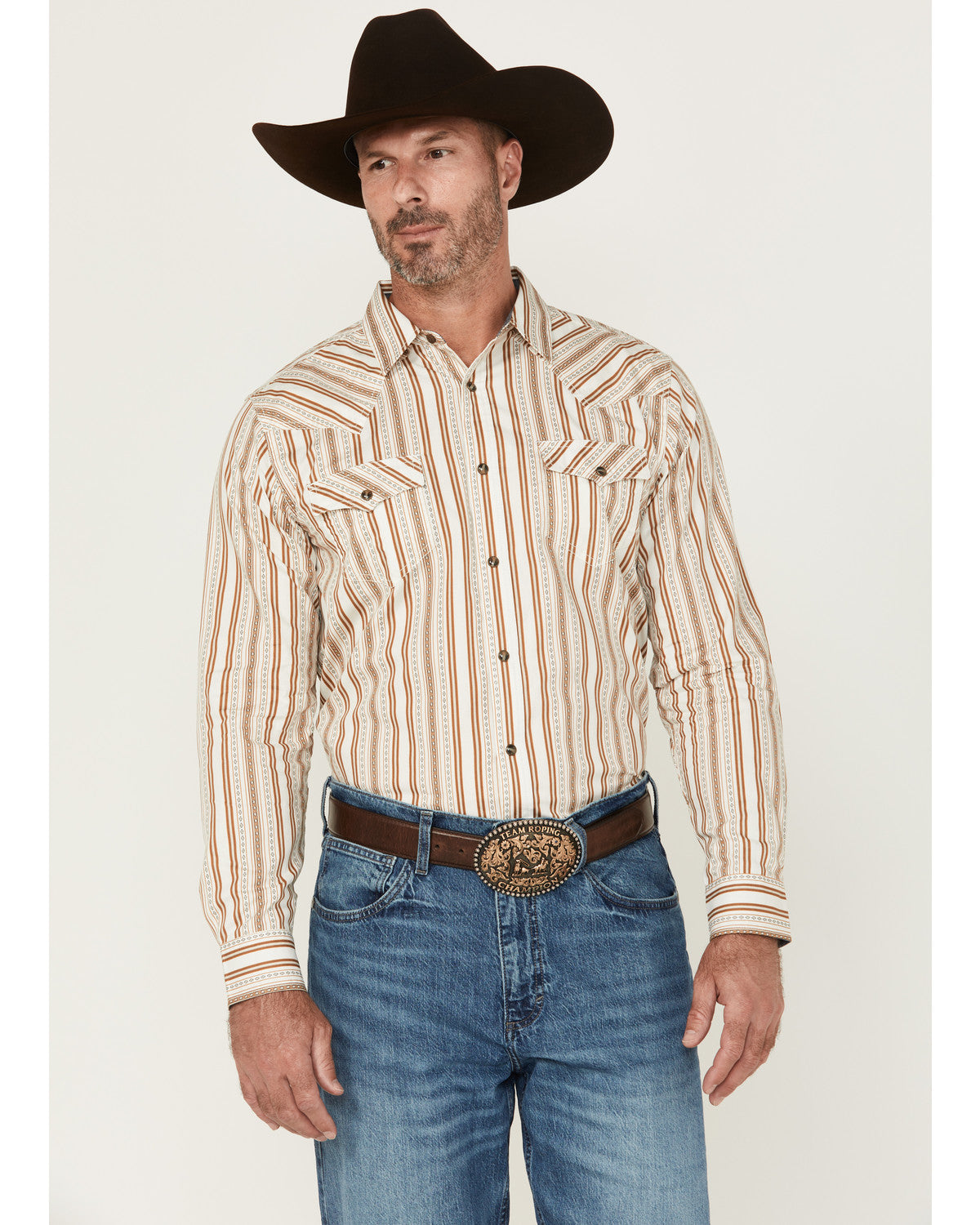 Men's Sierra Southwestern Striped Long Sleeve Snap Western | Cody James Clothing