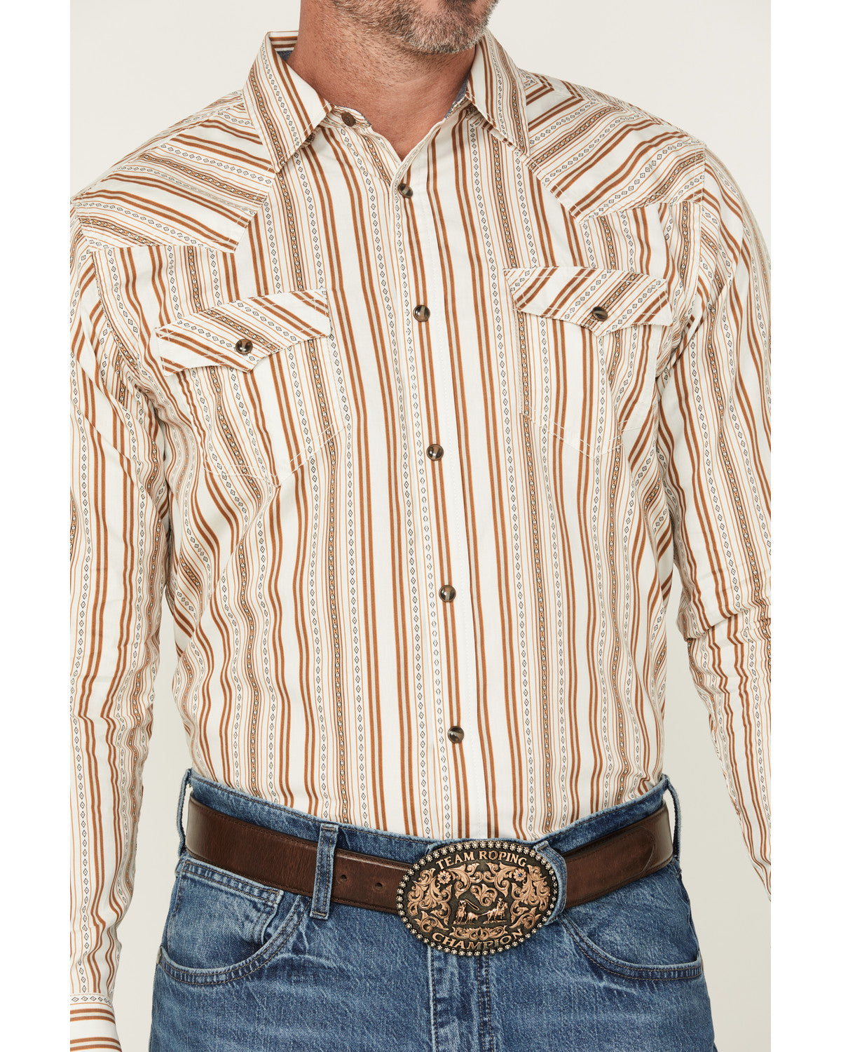 Men's Sierra Southwestern Striped Long Sleeve Snap Western | Cody James Clothing