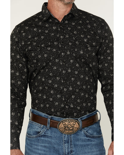 Men's Saddle Peak Floral Print Long Sleeve Snap Western Shi | Cody James Clothing|Sale