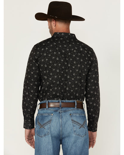 Men's Saddle Peak Floral Print Long Sleeve Snap Western Shi | Cody James Clothing|Sale