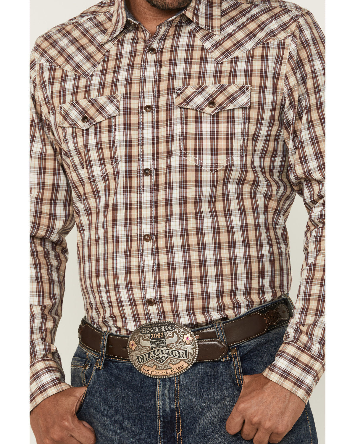 Men's Bradford Plaid Print Long Sleeve Snap Western Shirt | Cody James Clothing