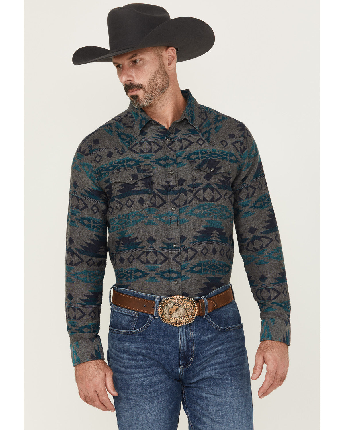 Men's Julian Southwestern Print Long Sleeve Snap Western Sh | Cody James Clothing|Sale