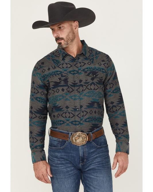 Men's Julian Southwestern Print Long Sleeve Snap Western Sh | Cody James Clothing|Sale