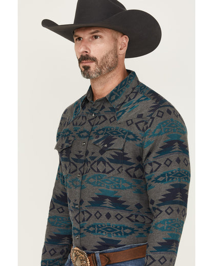 Men's Julian Southwestern Print Long Sleeve Snap Western Sh | Cody James Clothing|Sale