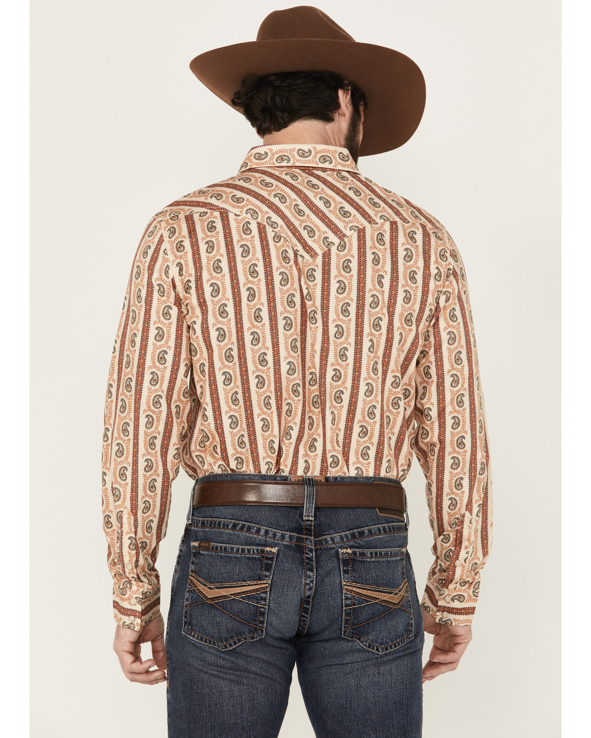 Men's Stillwell Paisley Print Long Sleeve Snap Western Shir | Cody James Clothing|Sale