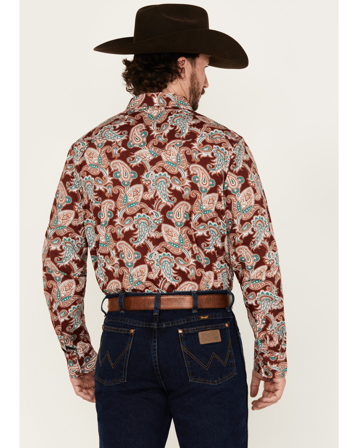 Men's Noah Paisley Print Long Sleeve Snap Western Shirt - T | Cody James Clothing|Sale
