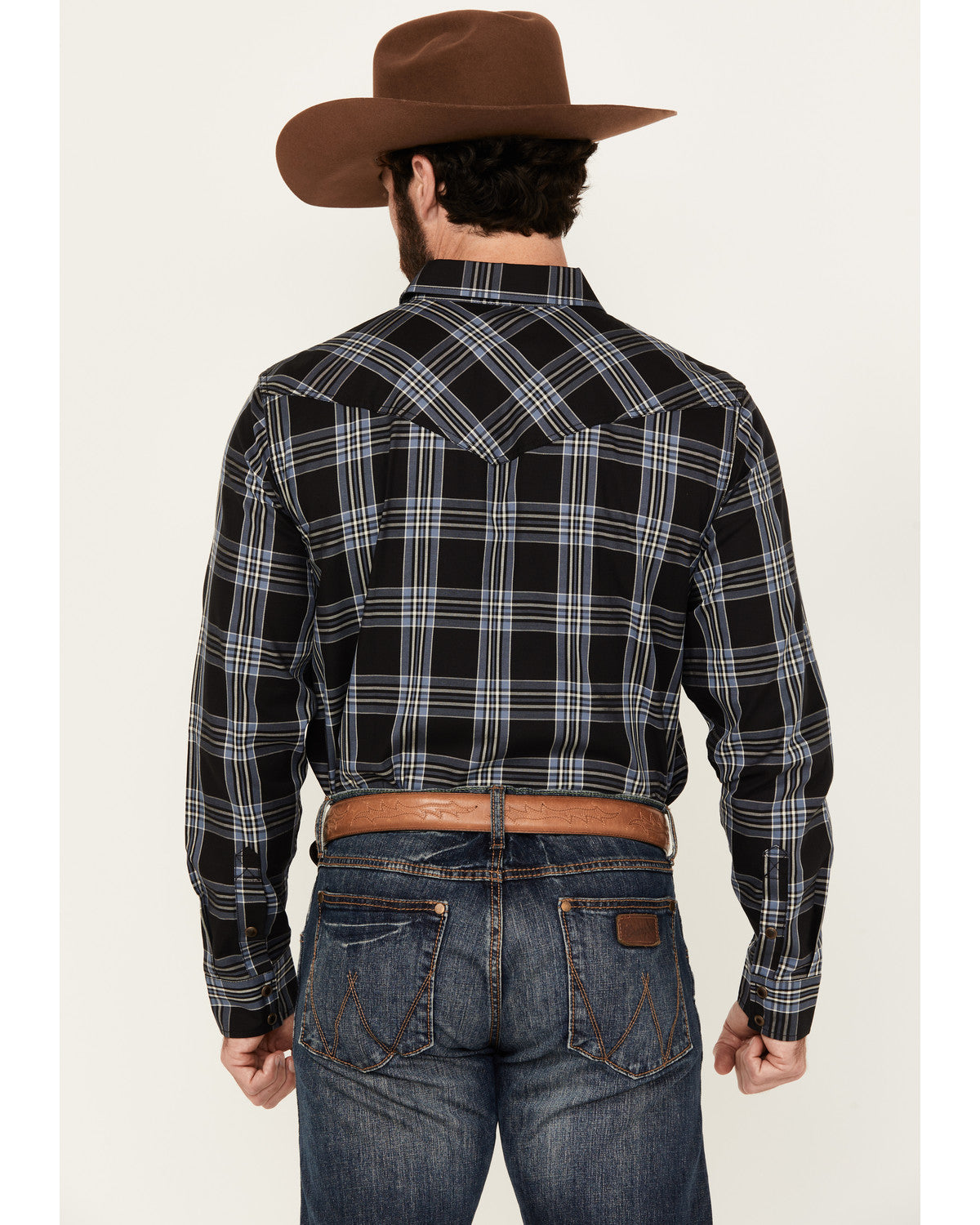 Men's Irving Plaid Print Long Sleeve Snap Western Shirt | Cody James Clothing|Sale