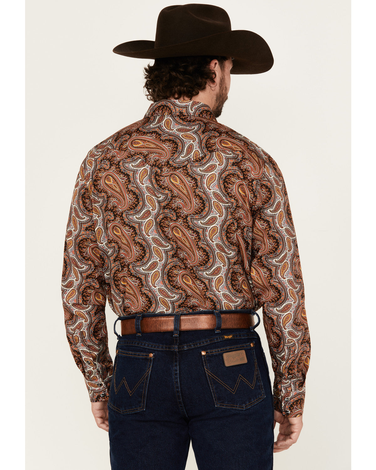 Men's Dennis Paisley Print Long Sleeve Snap Western Shirt | Cody James Clothing|Sale