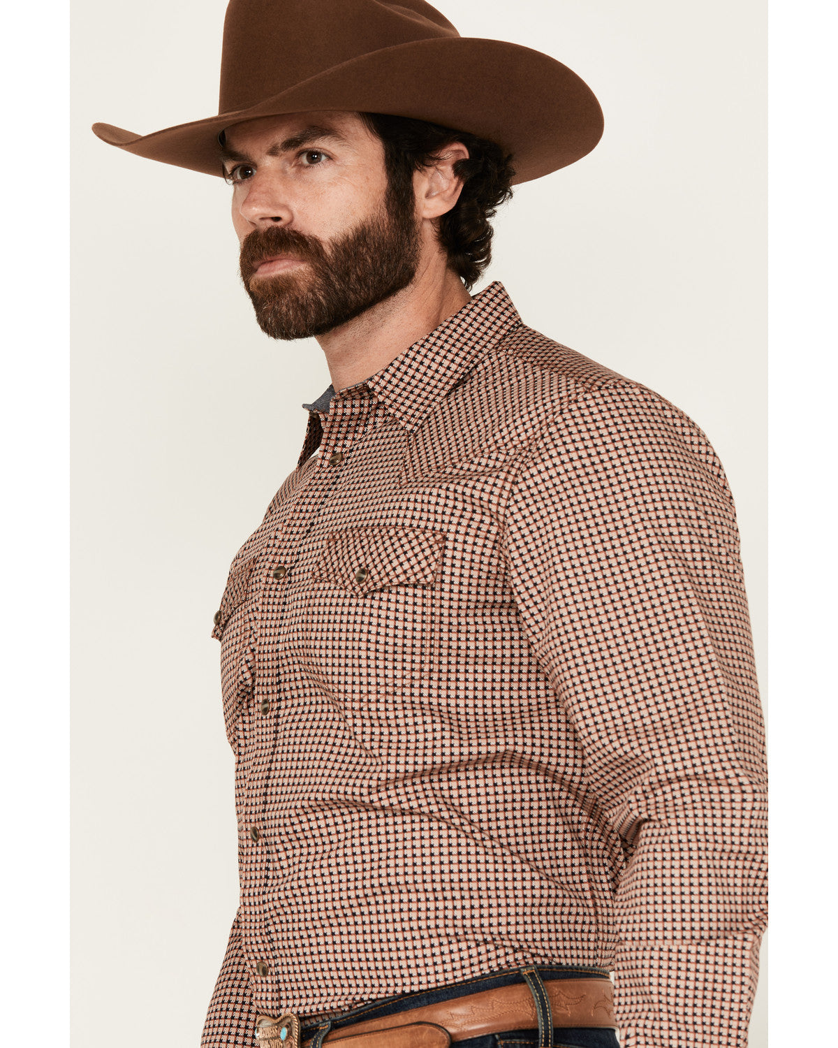 Men's Ramon Plaid Print Long Sleeve Snap Western Shirt | Cody James Clothing|Sale