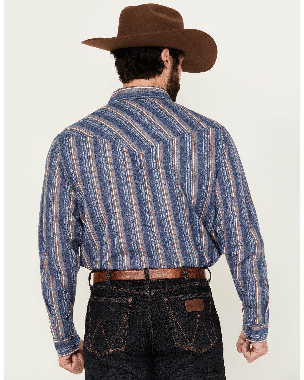 Men's Alpine Southwestern Striped Long Sleeve Pearl Snap We | Cody James Clothing|Sale