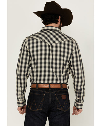 Men's Rey Plaid Print Long Sleeve Snap Western Shirt | Cody James Clothing|Sale