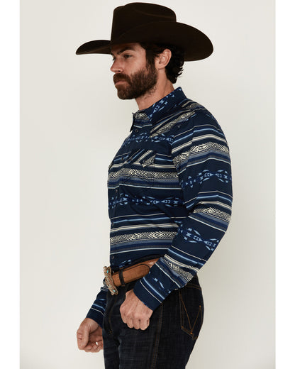 Men's Distance Southwestern Striped Long Sleeve Snap Wester | Cody James Clothing