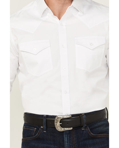 Black 1978® Men's Lawman Solid Long Sleeve Button-Down West | Cody James Clothing