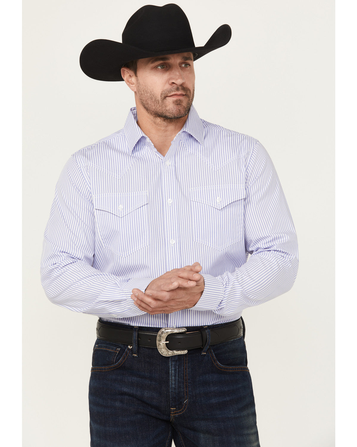 Black 1978® Men's Condor Striped Print Long Sleeve Button-D | Cody James Clothing