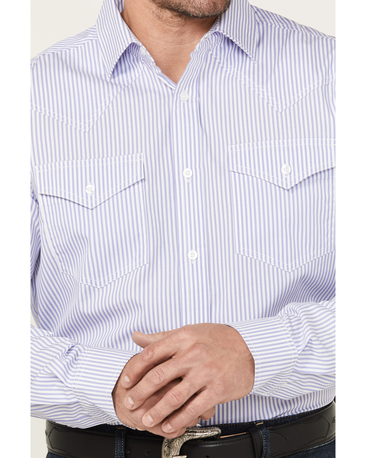 Black 1978® Men's Condor Striped Print Long Sleeve Button-D | Cody James Clothing
