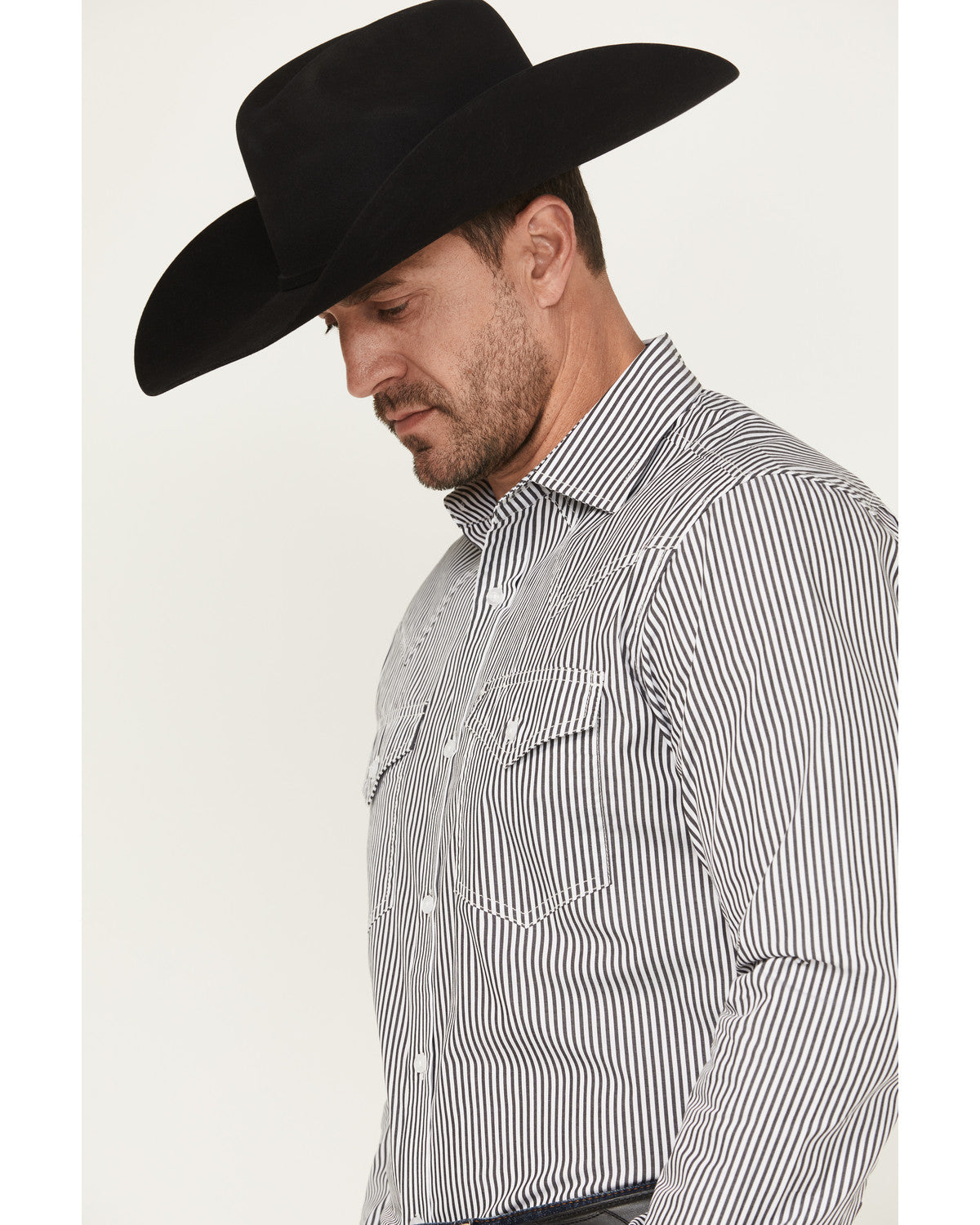 Black 1978® Men's Condor Striped Print Long Sleeve Button-D | Cody James Clothing