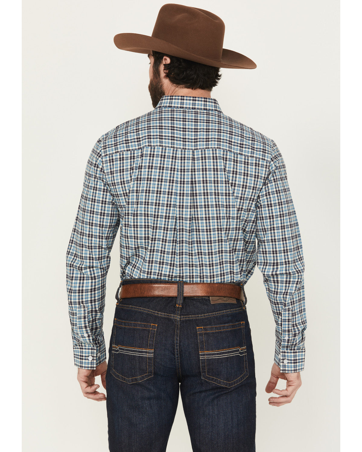 Men's Bob Plaid Print Long Sleeve Button-Down Western Shirt | Cody James Clothing|Sale