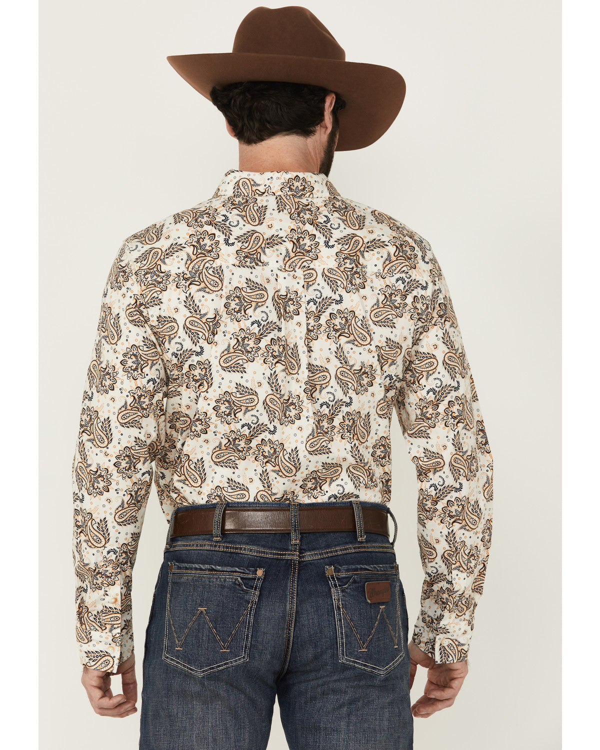 Men's Kendall Paisley Print Long Sleeve Button-Down Stretch | Cody James Clothing|Sale
