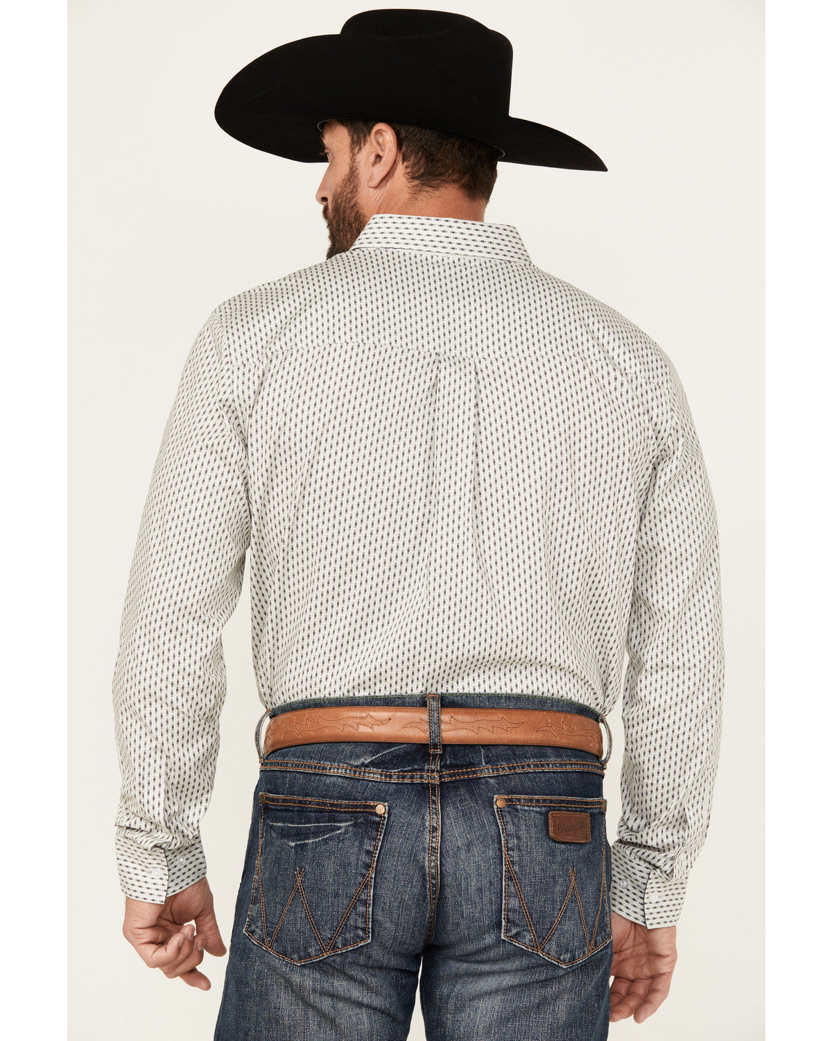 Men's Stirling Geo Print Long Sleeve Button-Down Stretch We | Cody James Clothing|Sale