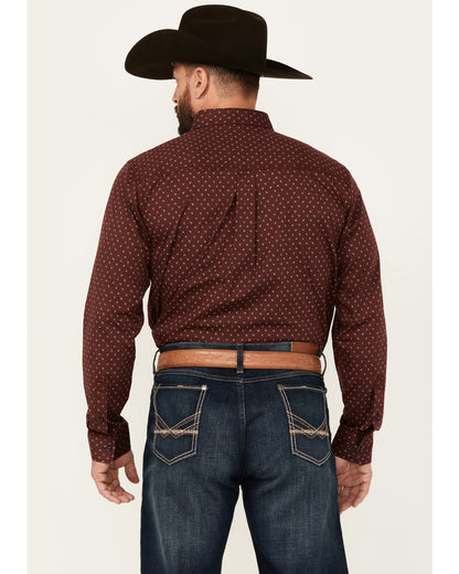 Men's Williams Mini Floral Print Long Sleeve Button-Down St | Cody James Clothing|Sale