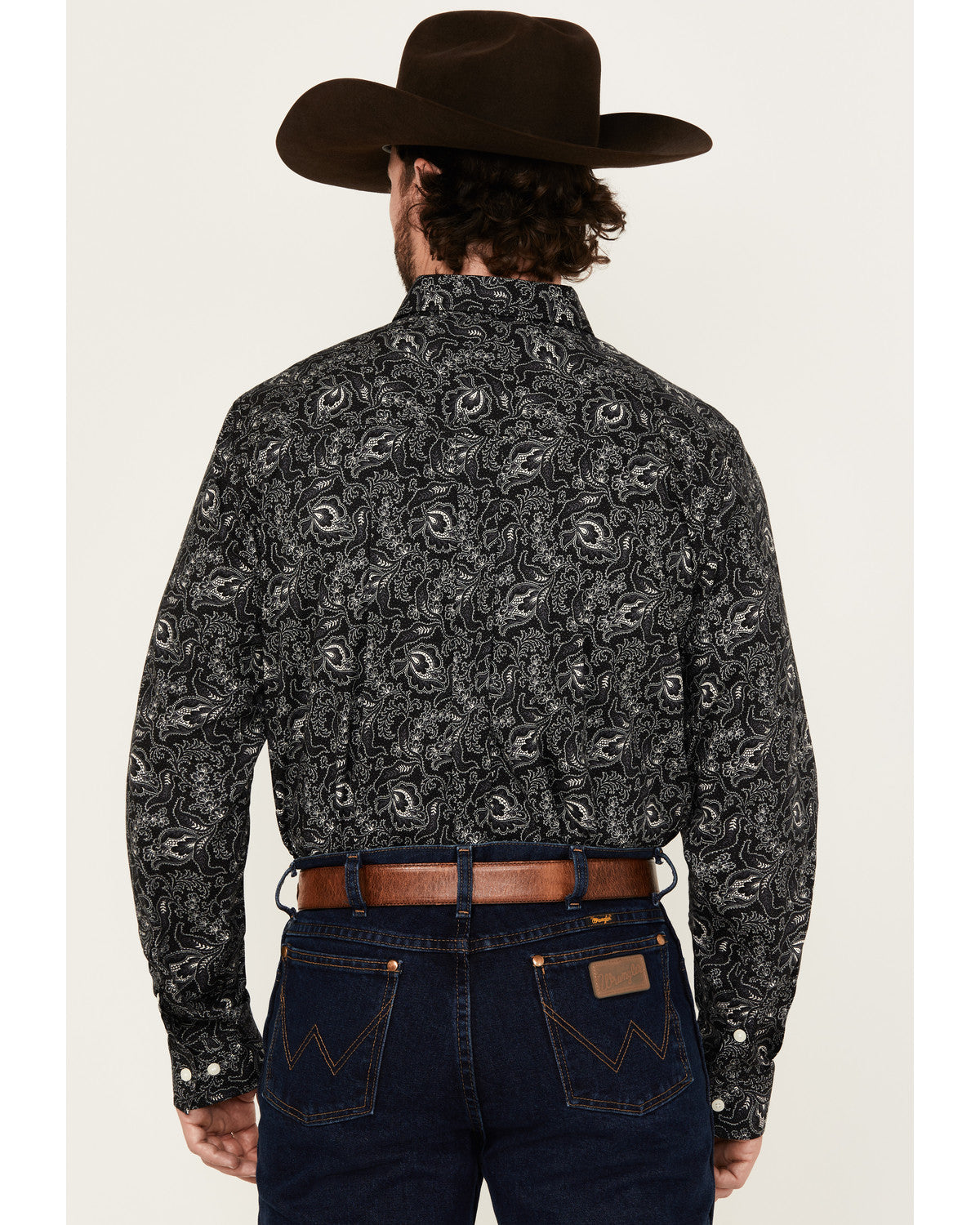 Men's Parker Paisley Print Long Sleeve Button-Down Stretch | Cody James Clothing