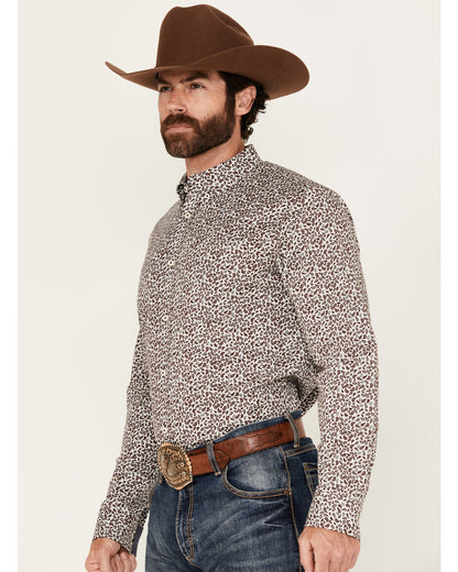 Men's Country Paisley Print Long Sleeve Button-Down Stretch | Cody James Clothing|Sale