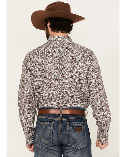 Men's Country Paisley Print Long Sleeve Button-Down Stretch | Cody James Clothing|Sale