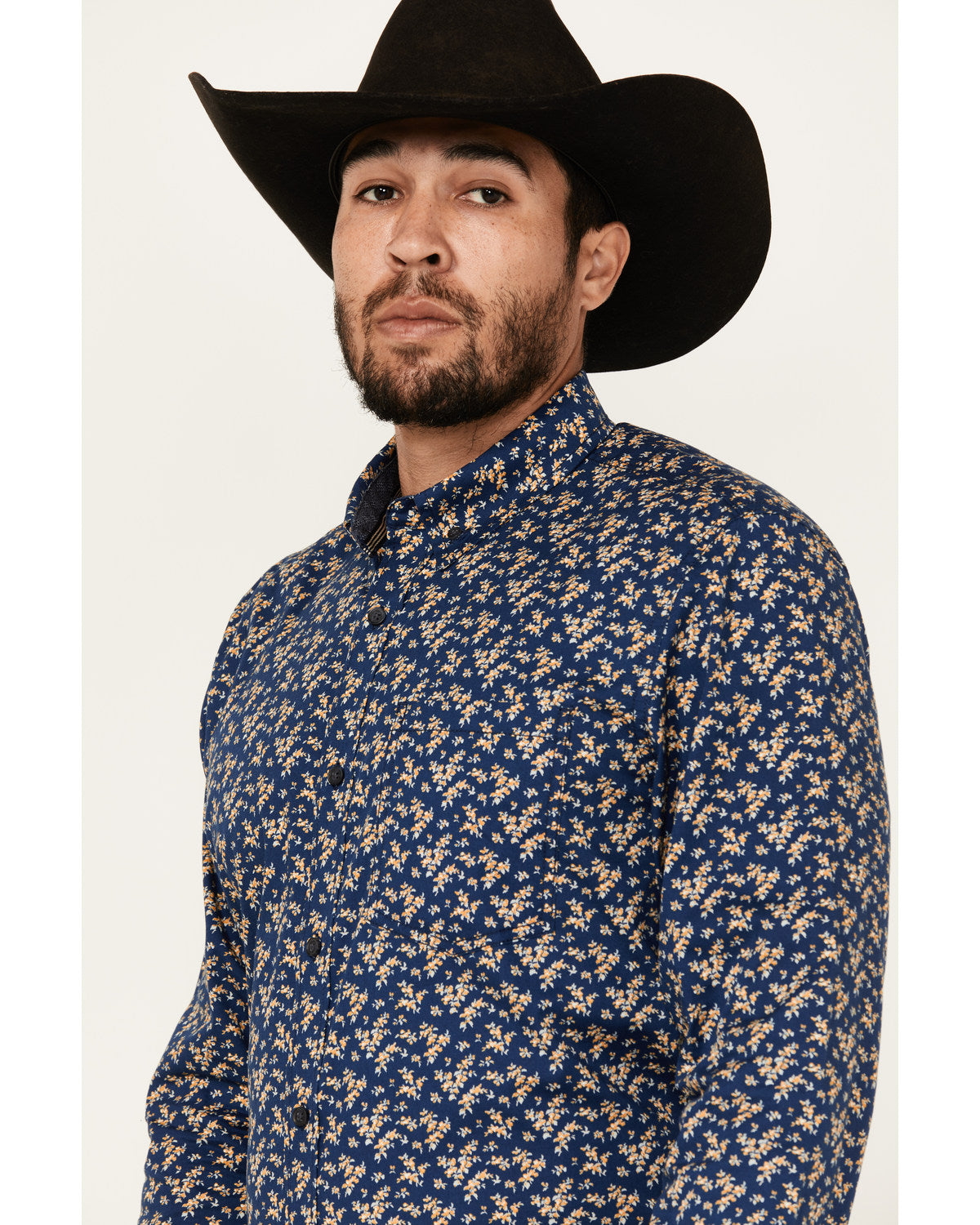 Men's El Camino Hills Floral Print Long Sleeve Button-Down | Cody James Clothing