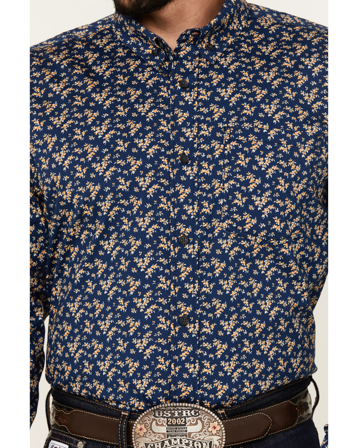 Men's El Camino Hills Floral Print Long Sleeve Button-Down | Cody James Clothing