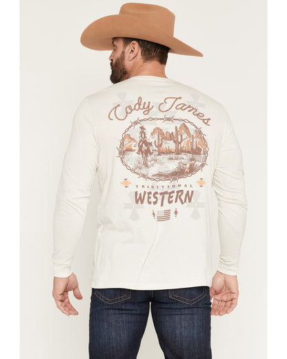 Men's Wild West Long Sleeve Graphic T-Shirt | Cody James Clothing