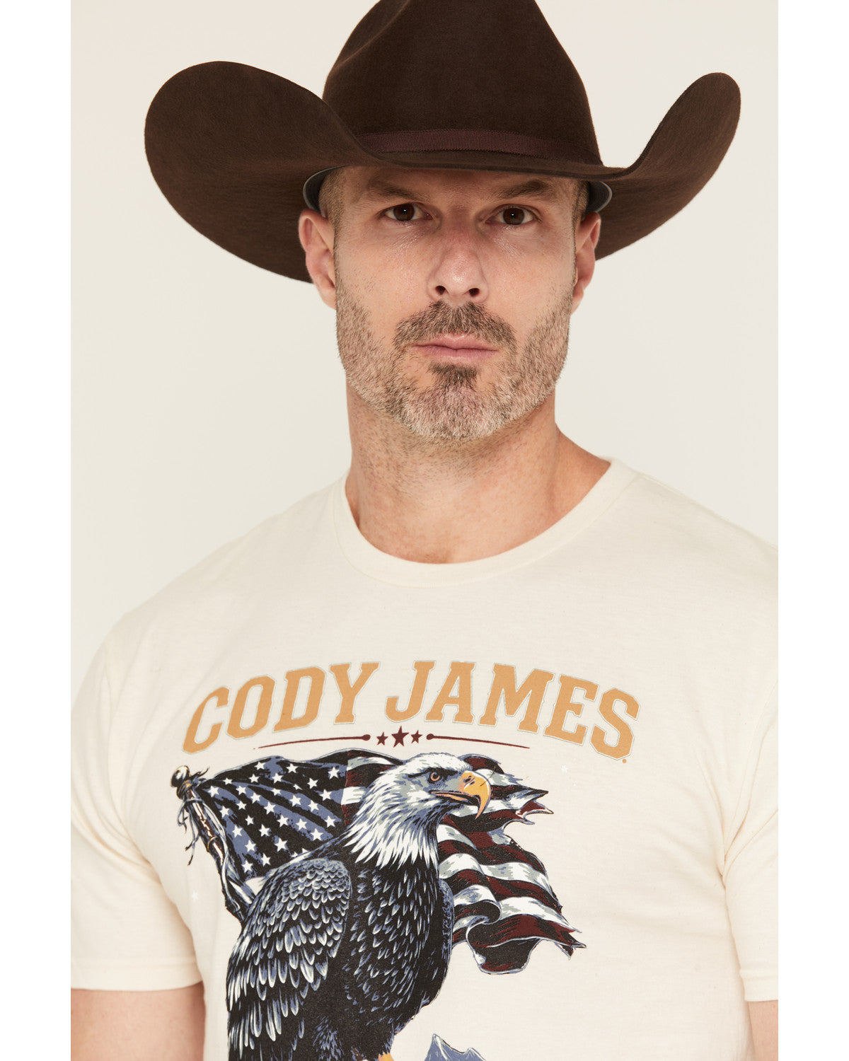 Men's Eaglestands Patriotic Short Sleeve Graphic T-Shirt | Cody James Clothing