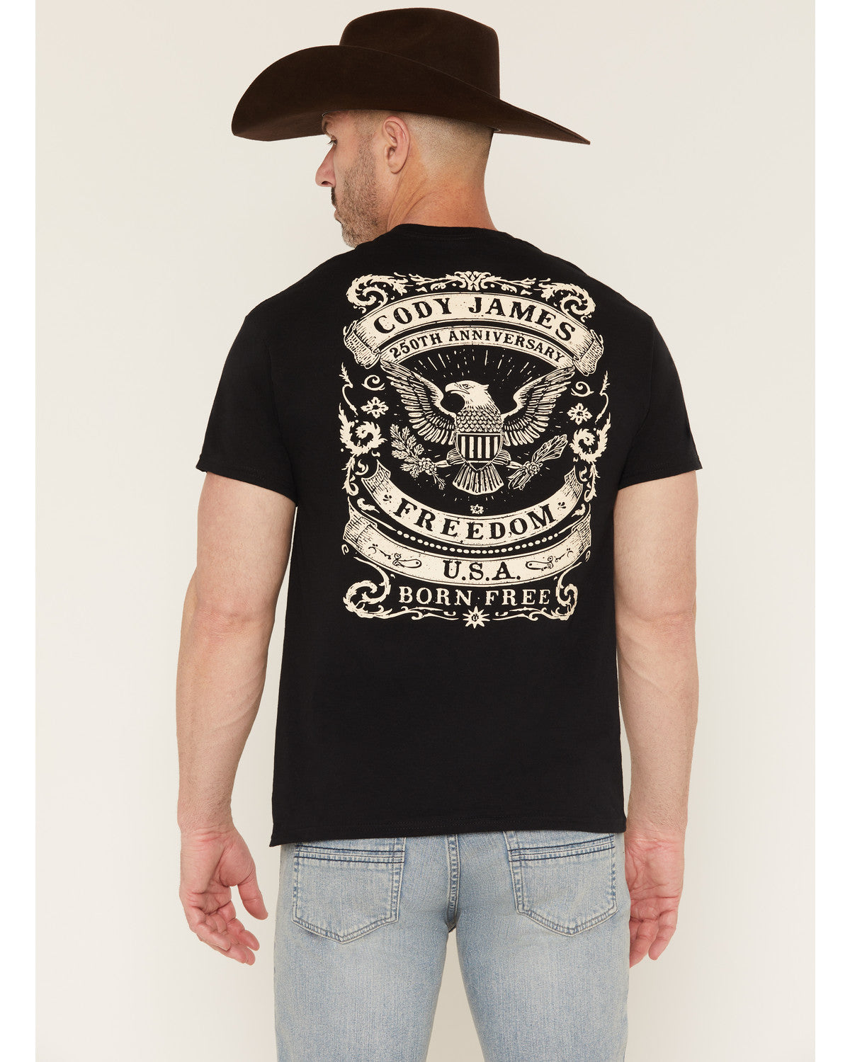 Men's Freedom America 250 Short Sleeve Graphic T-Shirt | Cody James Clothing