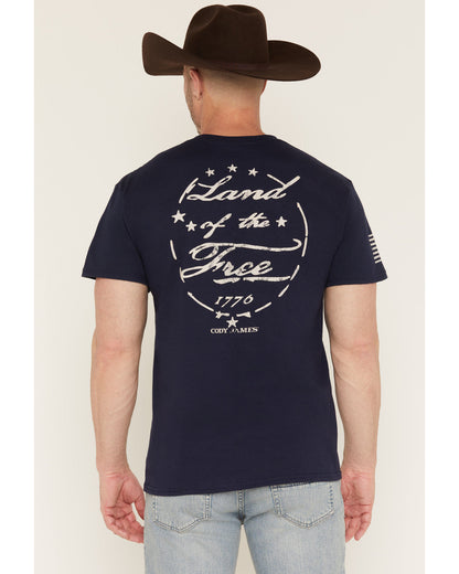 Men's America 250 Land of the Free Short Sleeve Graphic T-S | Cody James Clothing