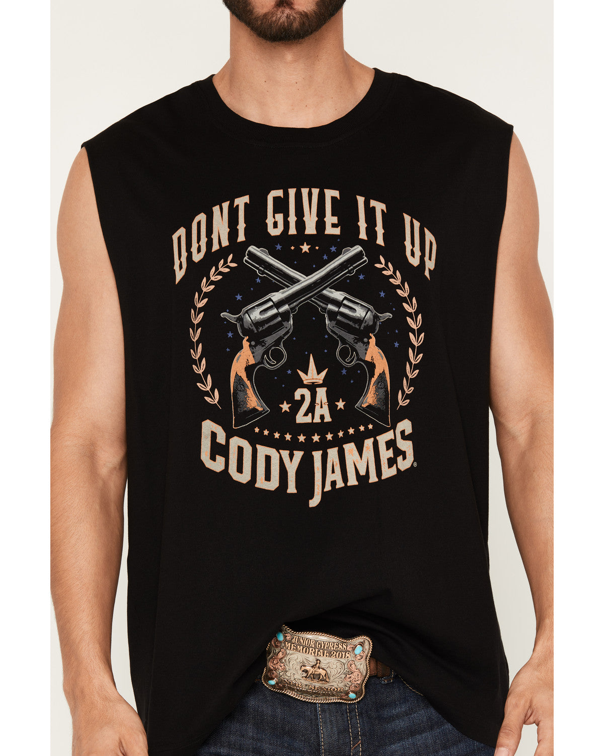 Men's Don't Give It Up Muscle Tee | Cody James Clothing