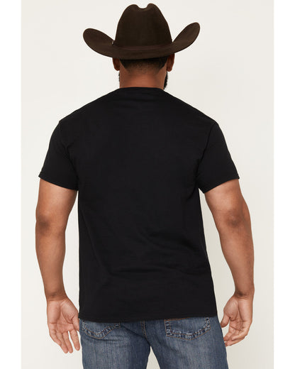 Men's Skull and Snake Embroidered Short Sleeve Graphic T-Sh | Cody James Clothing