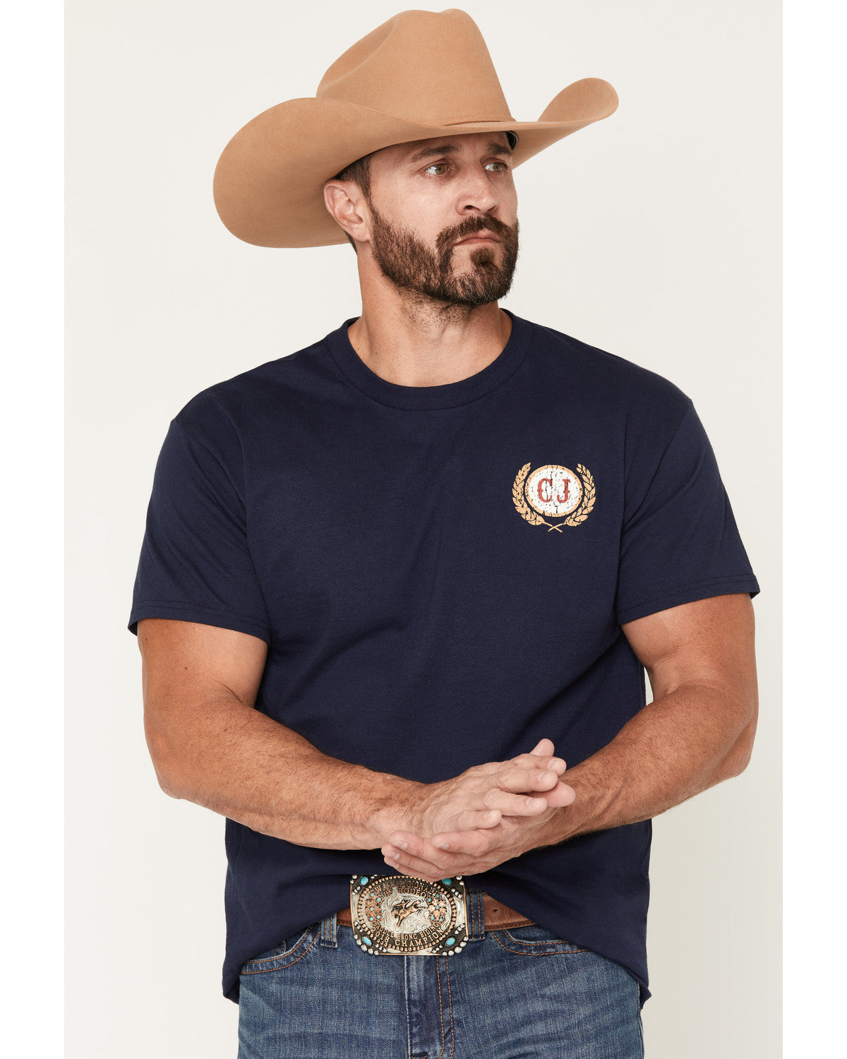 Men's Texas Born Short Sleeve Graphic T-Shirt | Cody James Clothing