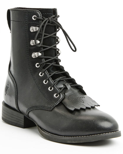 Men's 8" Highland Lace-Up Boots - Round Toe | Cody James Boots