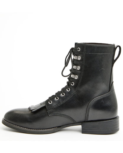 Men's 8" Highland Lace-Up Boots - Round Toe | Cody James Boots