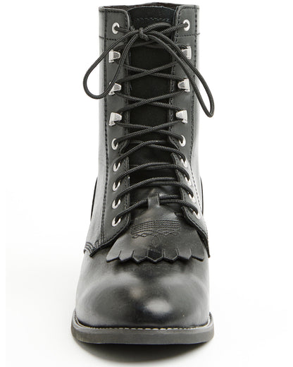 Men's 8" Highland Lace-Up Boots - Round Toe | Cody James Boots