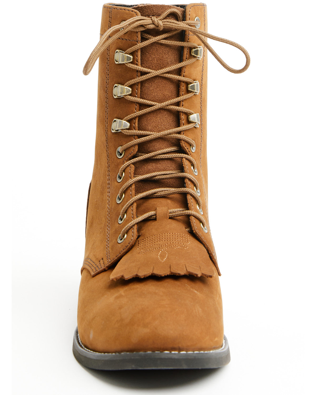 Men's 8" Highland Distressed Lace-Up Boots - Round Toe | Cody James Boots