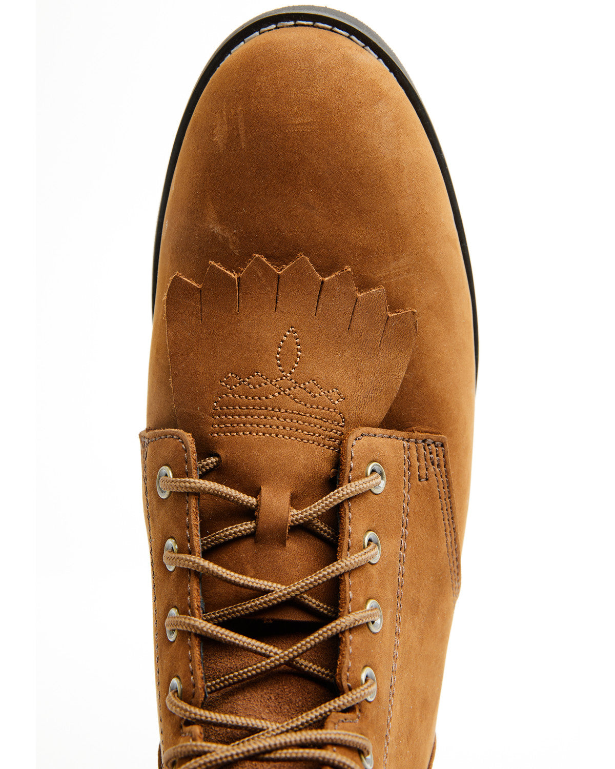 Men's 8" Highland Distressed Lace-Up Boots - Round Toe | Cody James Boots