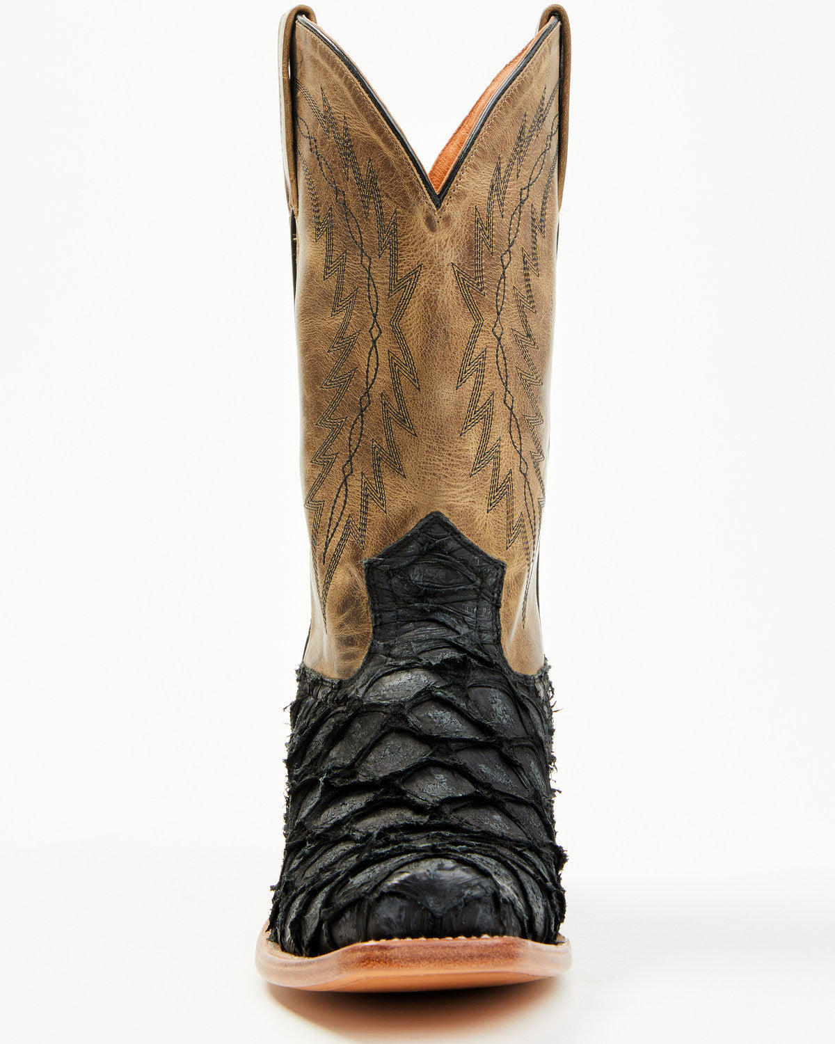 Men's Vaqueras Exotic Pirarucu Western Boots - Square Toe | Cody James Boots