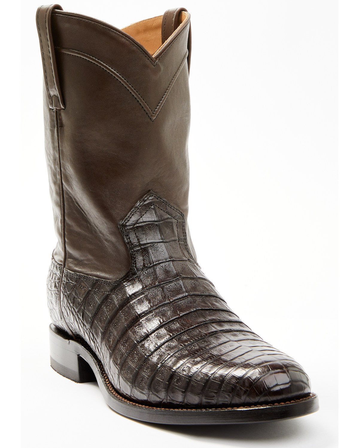 Black 1978® Men's Carmen Exotic Caiman Belly Roper Boots - | Cody James Boots